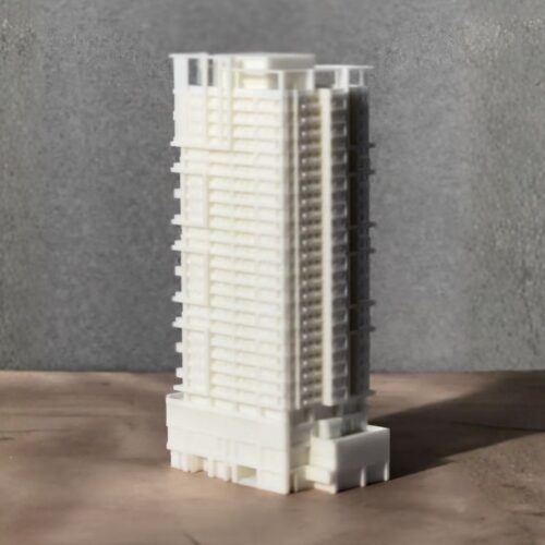 現代生活建築模型